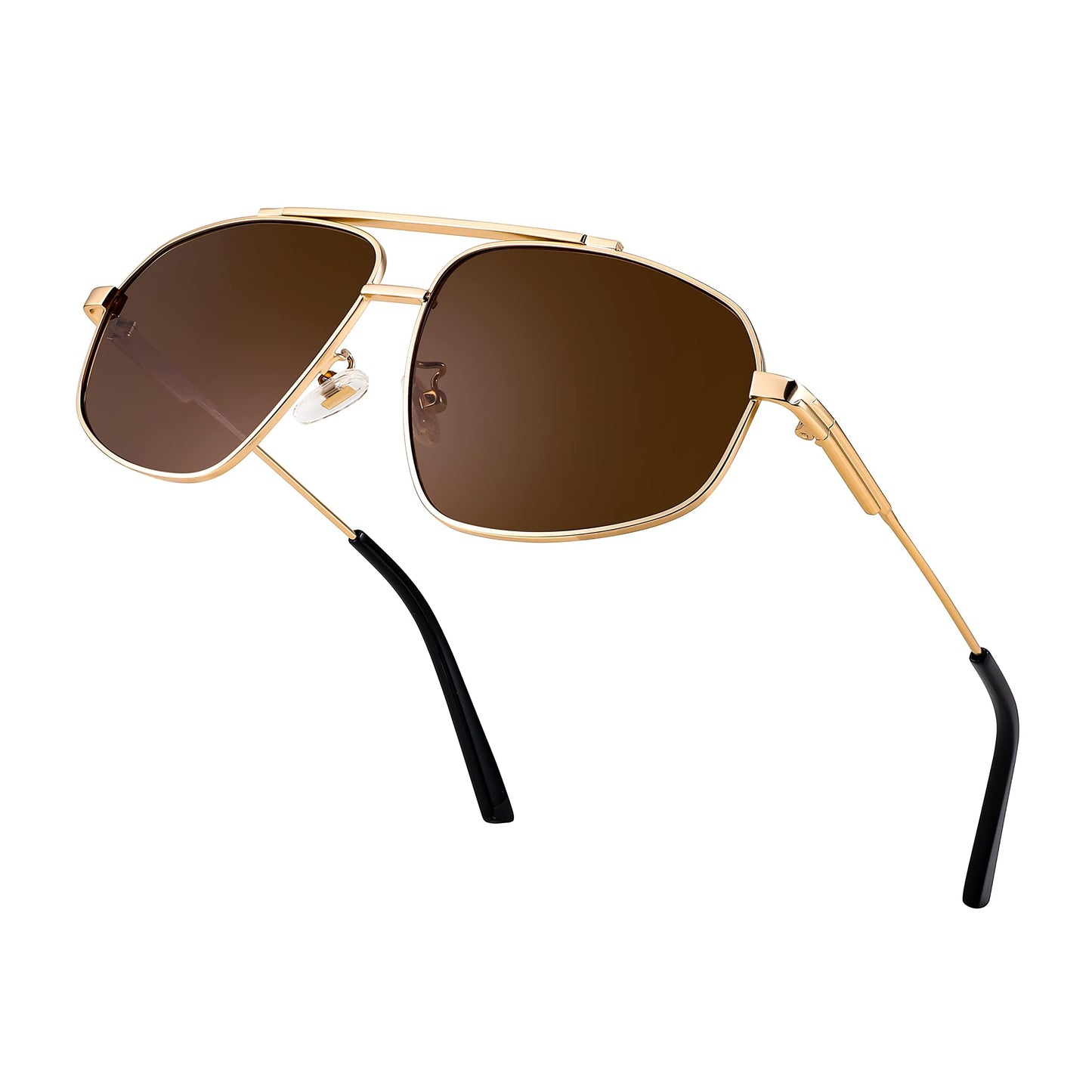 Karsaer Retro Aviator Polarized Sunglasses Women Men 90s Small Vintage Shades Trendy Mirrored Sunglasses