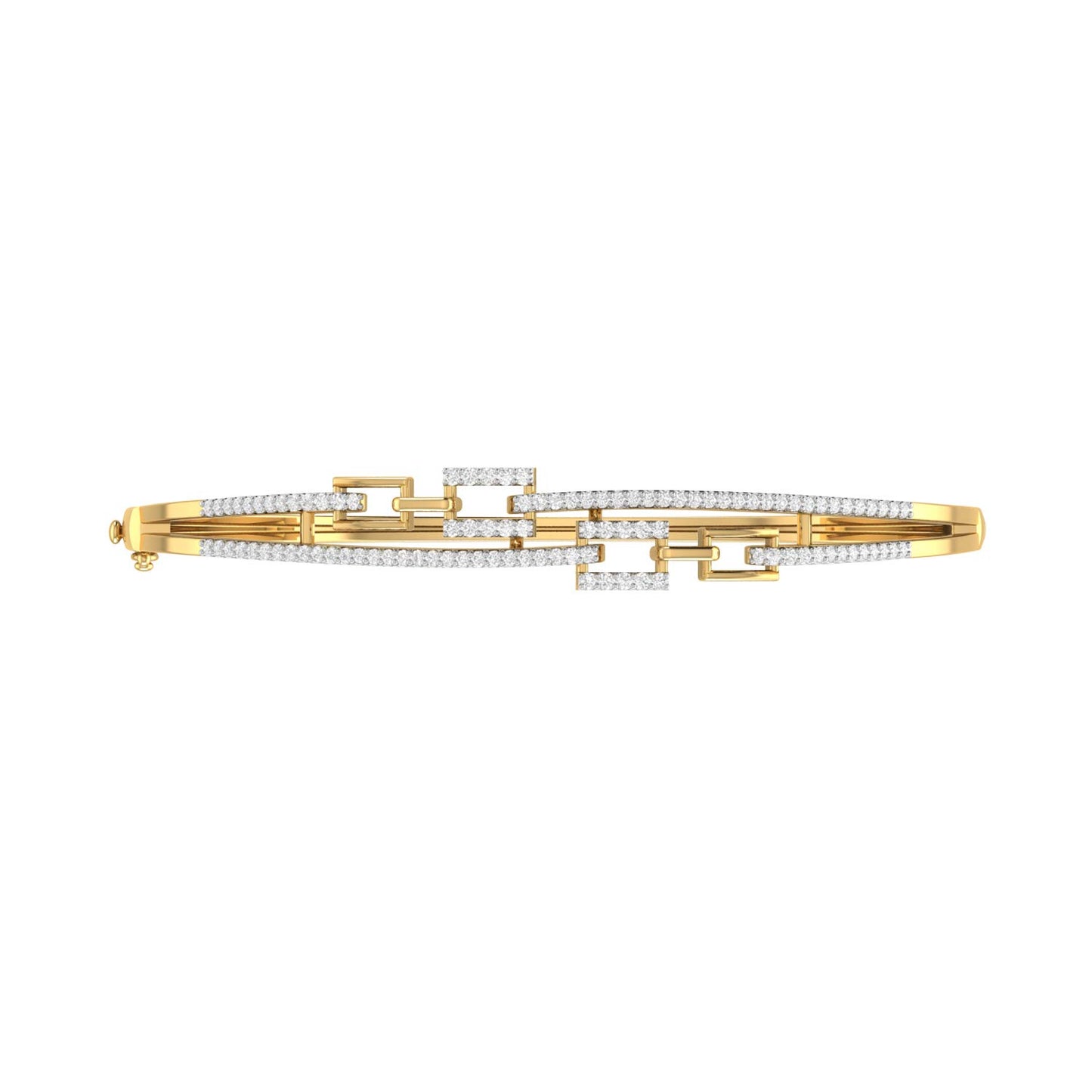 PC Jeweller 14k (585) Yellow Gold and Solitaire Bracelet for Women