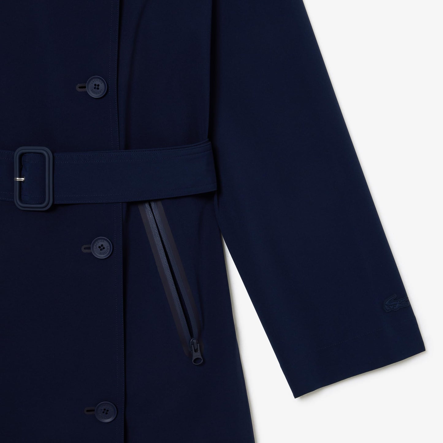 Lacoste Women's Trench Coat (Navy Blue)