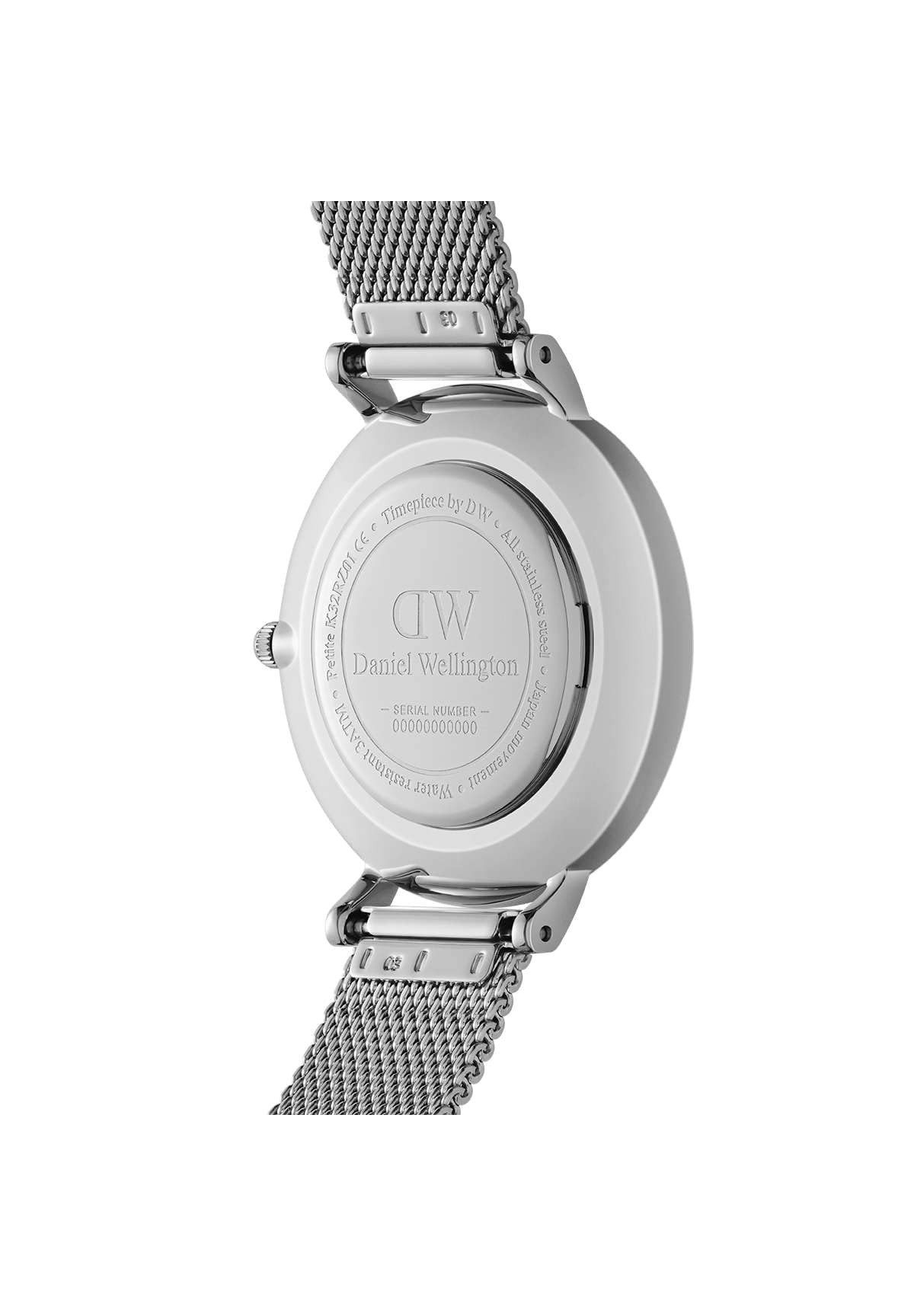 Daniel Wellington Petite Unitone Silver Mesh Strap Silver Dial Unisex Watch (36mm)