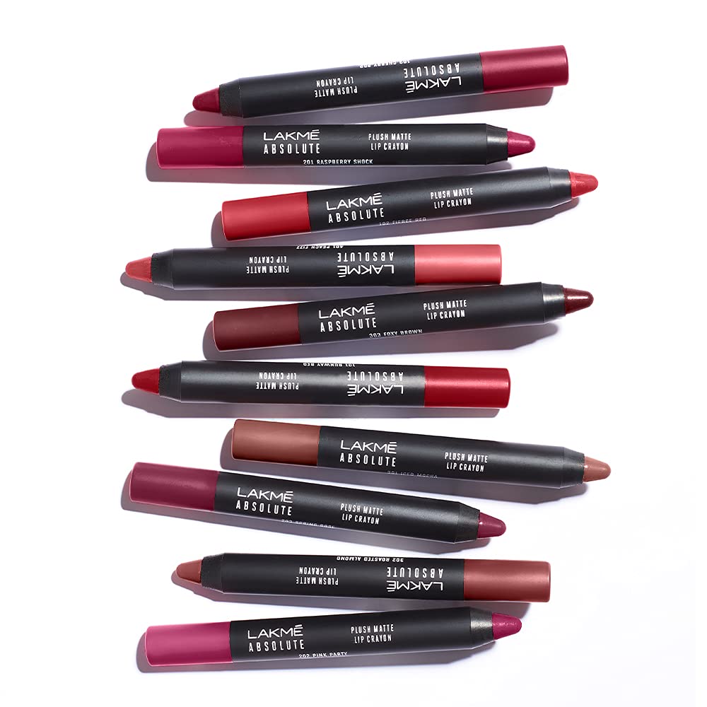 LAKMÉ Lip Crayon Fierce Red (Matte)