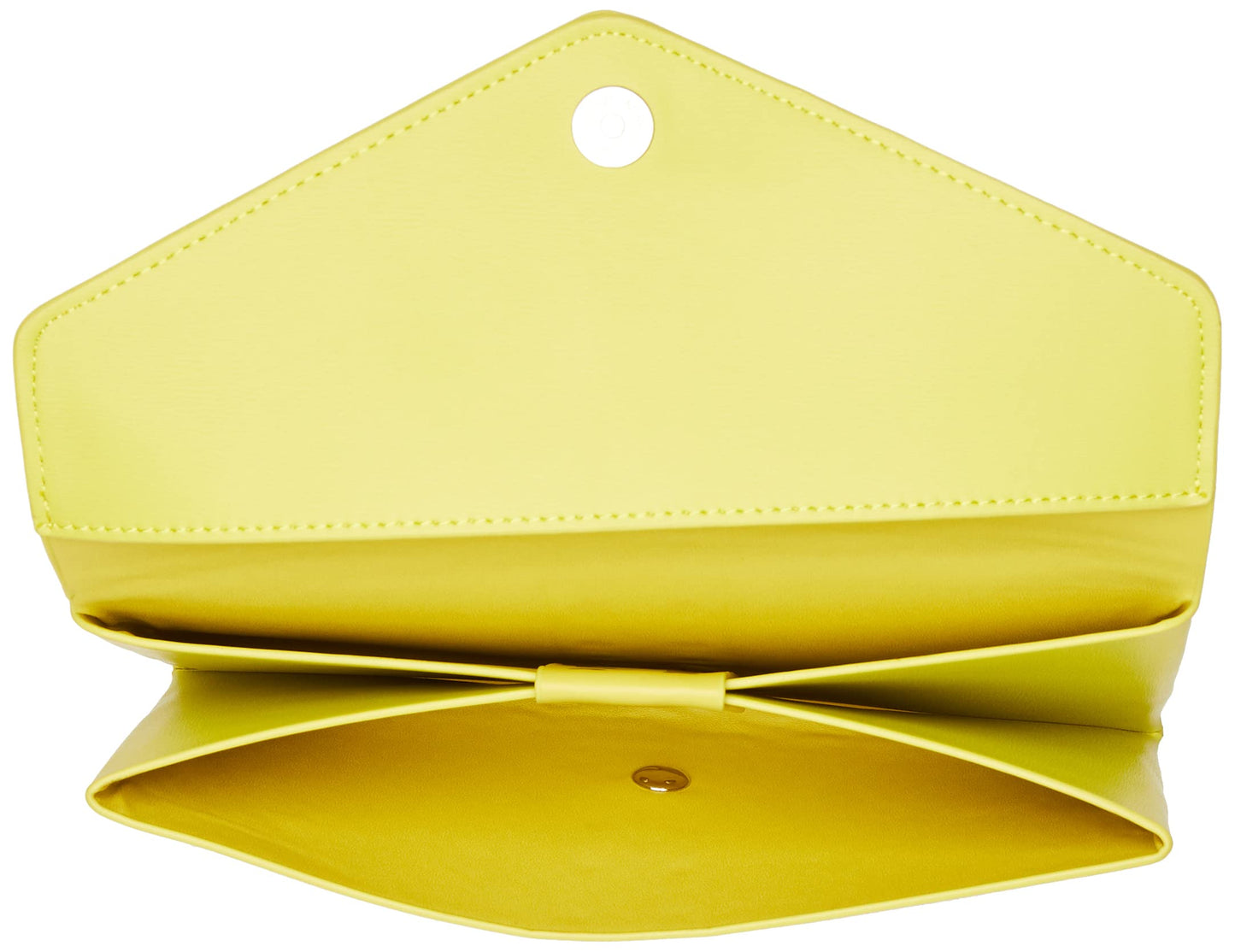 Van Heusen Women's Yellow Wallet-Solid V Flap