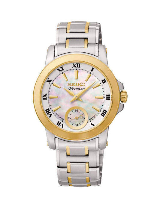 Seiko Premier Analog Pearl Dial Women's Watch