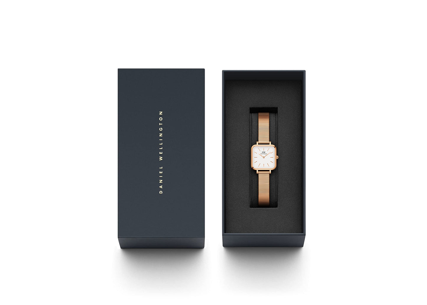 Daniel Wellington Quadro Studio Analog White Dial Women's Watch-DW00100517