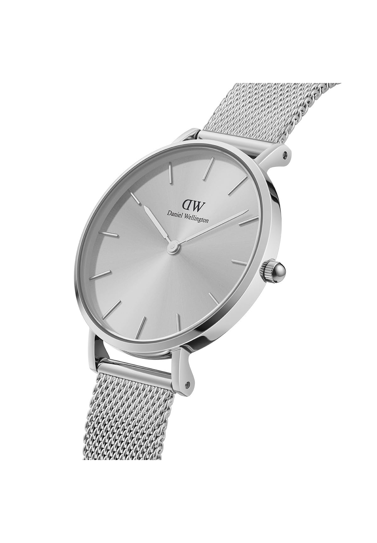 Daniel Wellington Petite Unitone Silver Mesh Strap Silver Dial Unisex Watch (36mm)