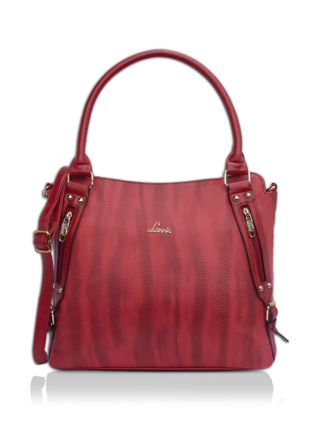 Lavie Women's Faroe Large Satchel Bag Red Ladies Purse Handbag