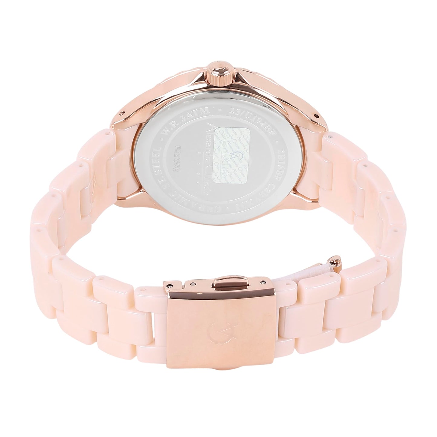 Alexandre Christie Multifunction Watch for Women - Grey Rose Gold