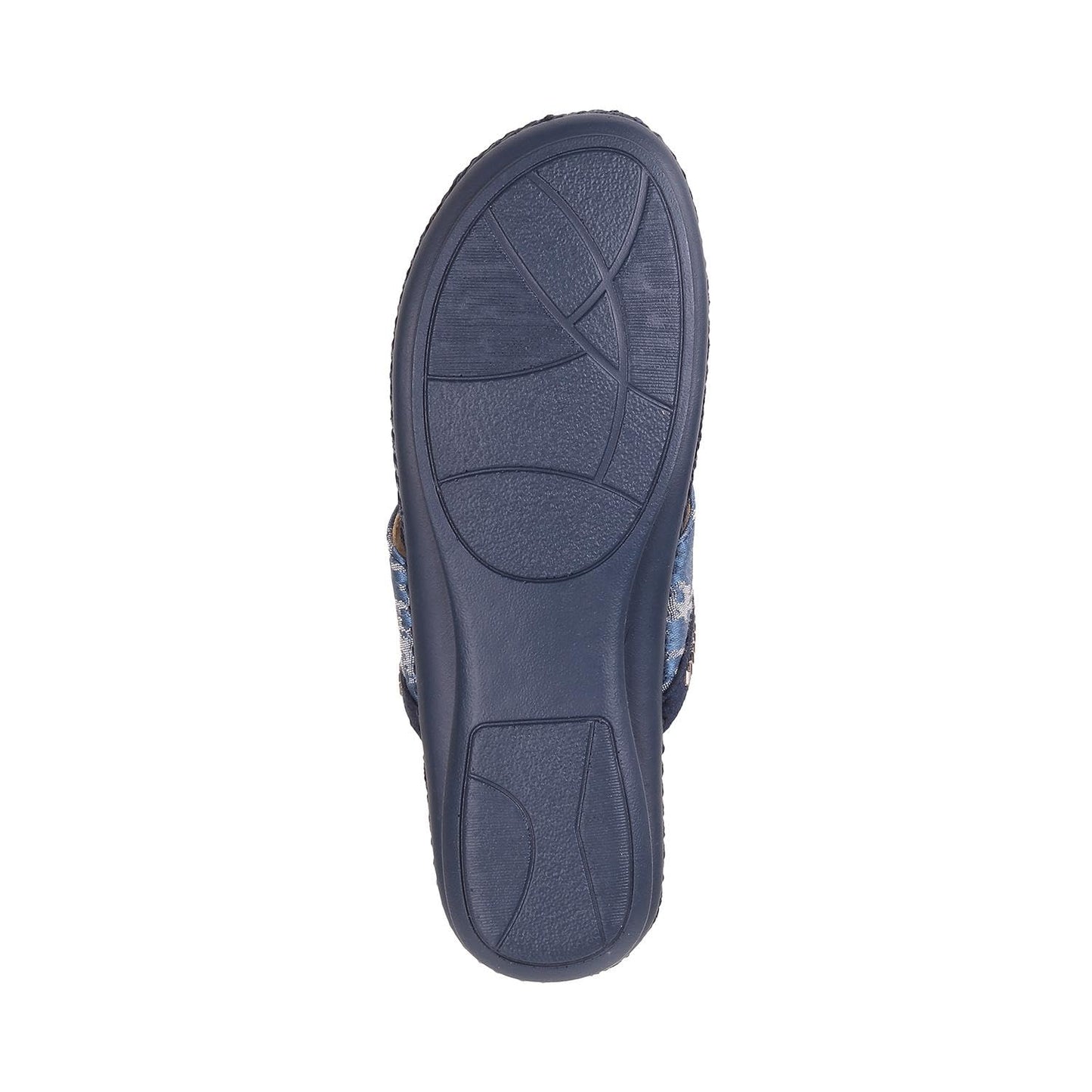 Metro Women Blue Flat Comfort Sandal UK/7 EU/40 (44-32)