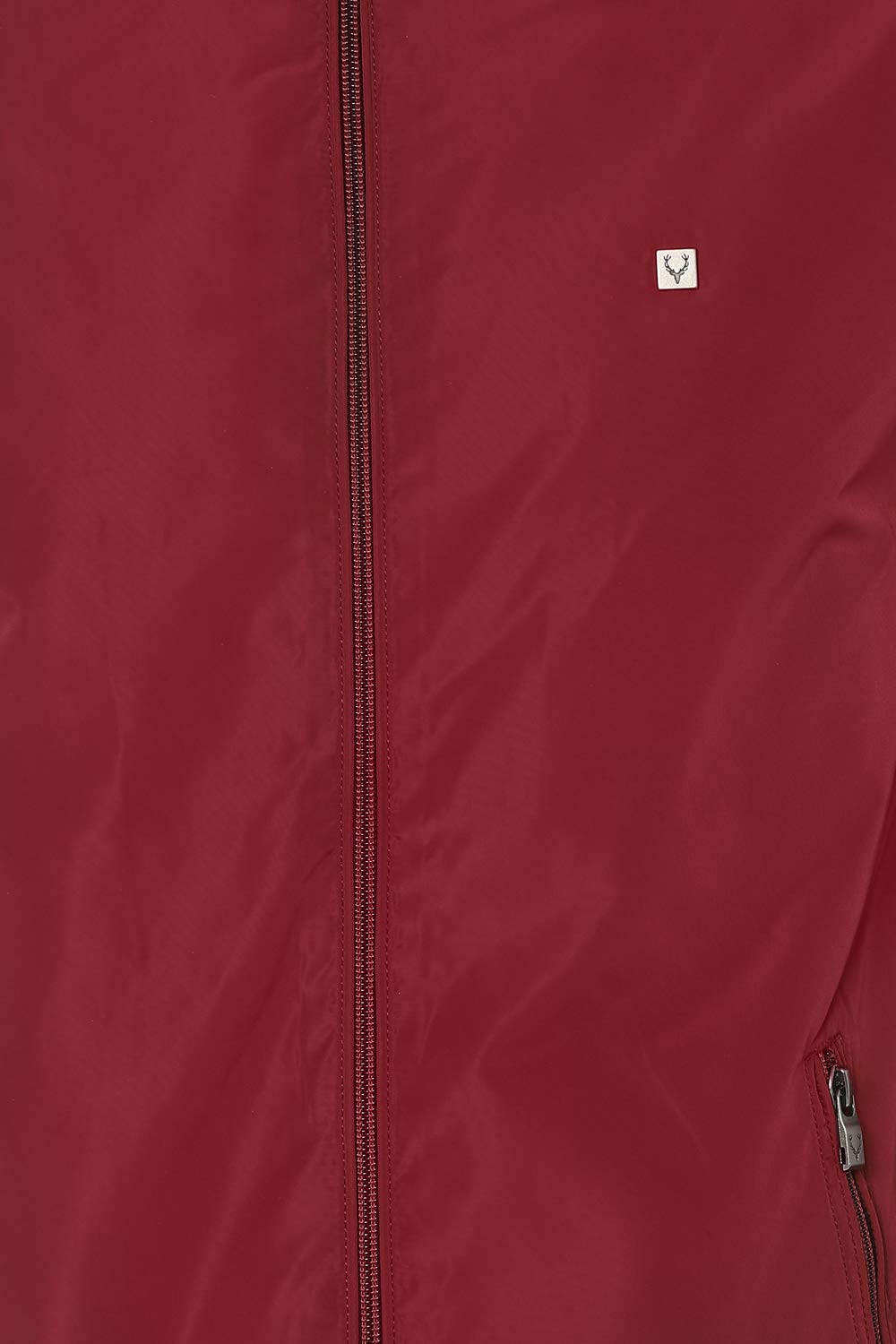 Allen Solly Men's Blouson Jacket (ASJKWBOFD70150_Maroon_S)