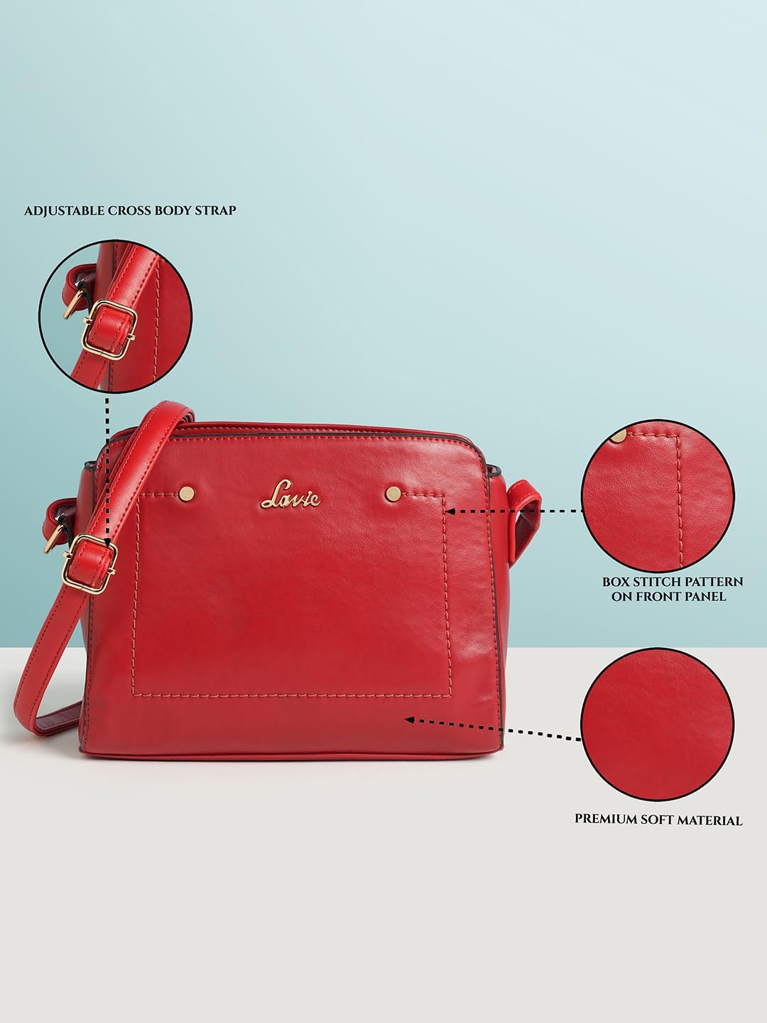 Lavie red best sale sling bag