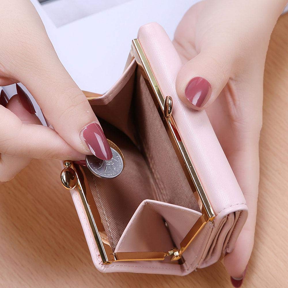 Amazon.com: MILENGE Women's Wallets, Women's Wallet Short Women Coin Purse  Fashion Wallets for Woman Card Holder Small Ladies Wallet Female Hasp  (Color : Blue) : Clothing, Shoes & Jewelry