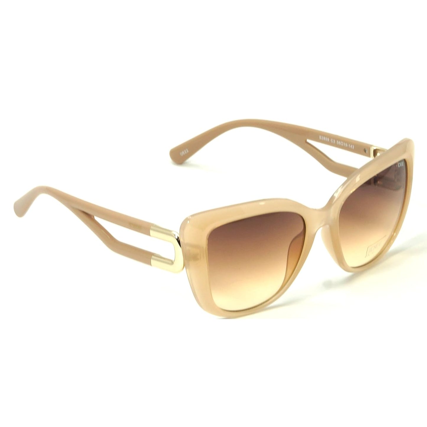 IDEE Butterfly sunglasses IDEE-S2859-C3 Large Light Brown sunglasses for Women