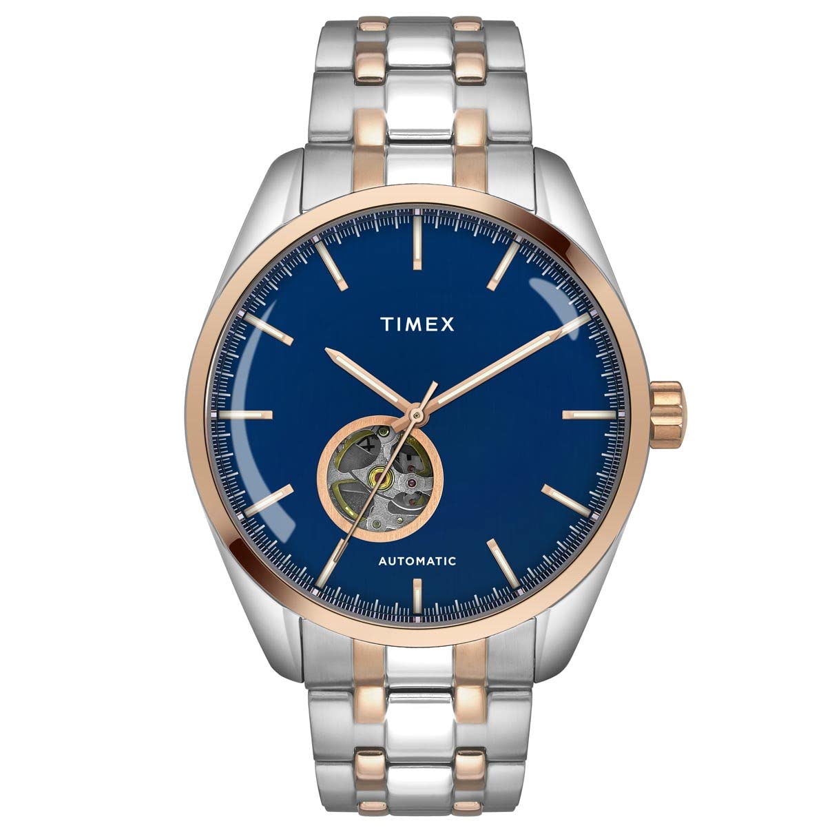 TIMEX Automatic Analog Blue Dial Men's Smart Watch - TWEG17506