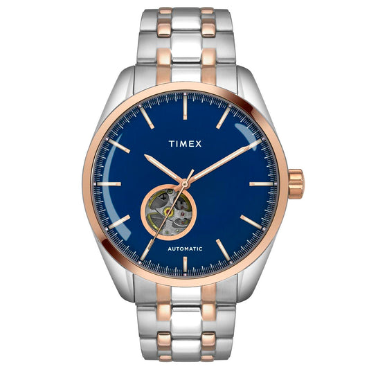TIMEX Automatic Analog Blue Dial Men's Smart Watch - TWEG17506
