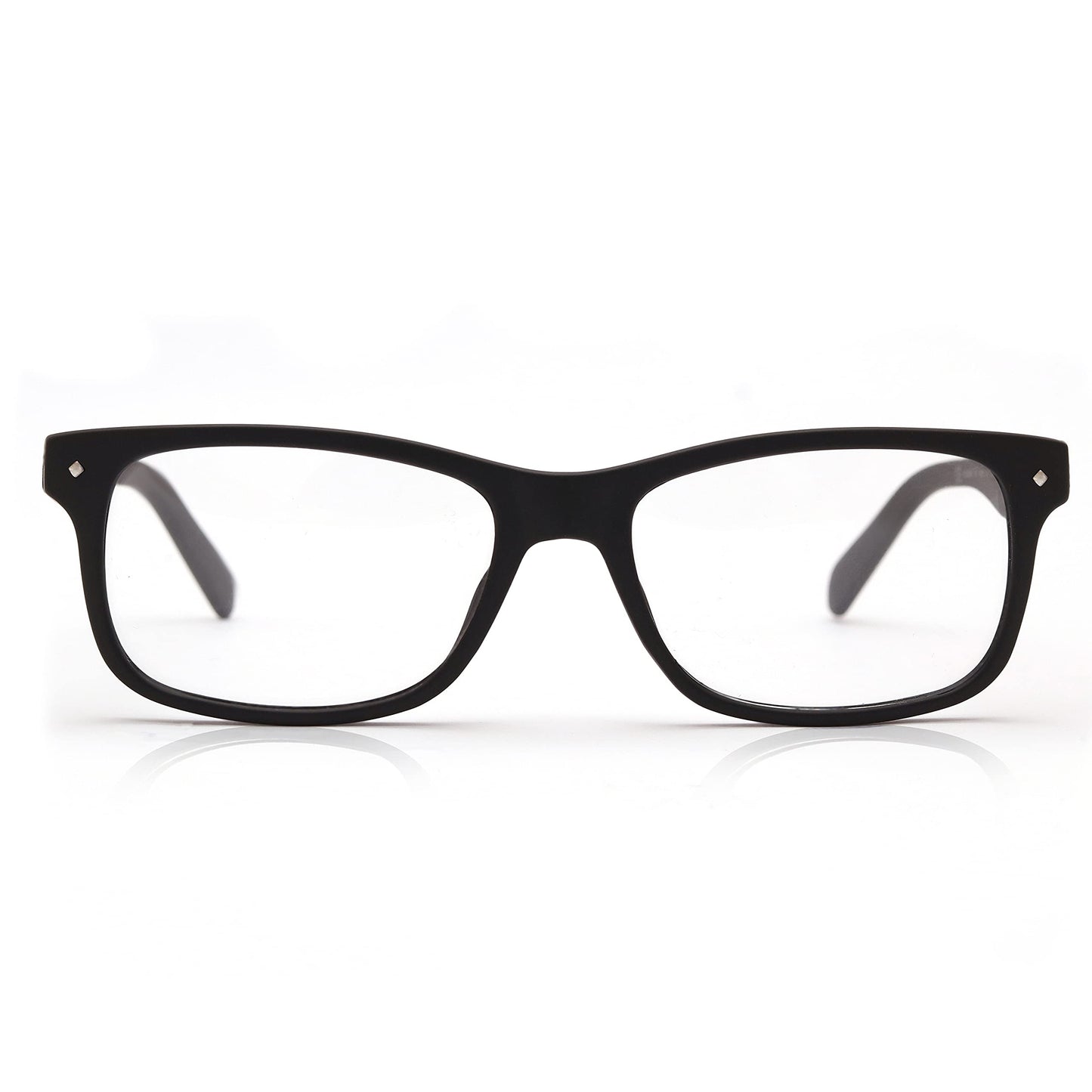 Polaroid Unisex Non-Polarized UV protected Clear Lens Plastic Rectangular Sunglasses PLD 0023/F 807