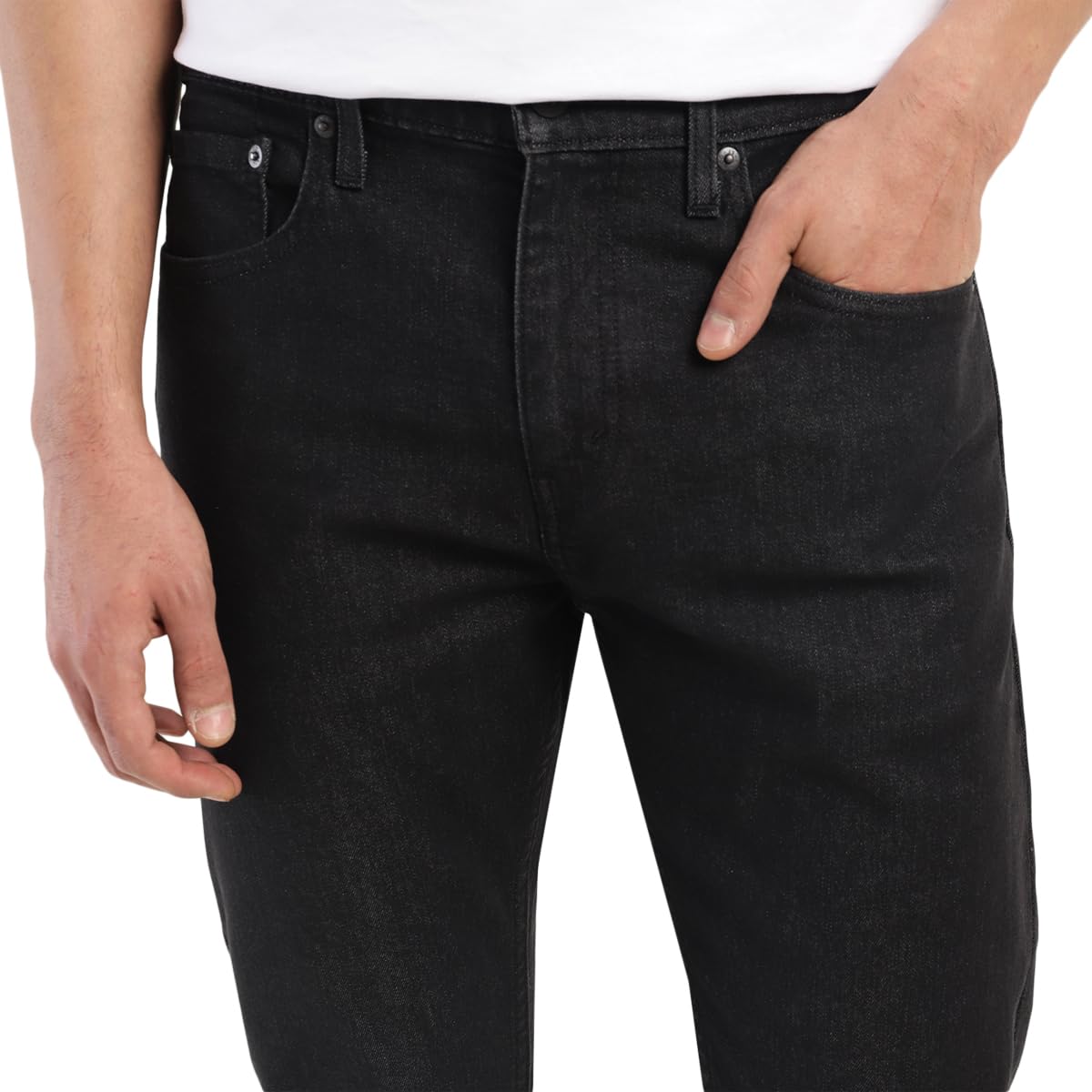 Levi's Men's Tapered Jeans (A7896-0019_Black