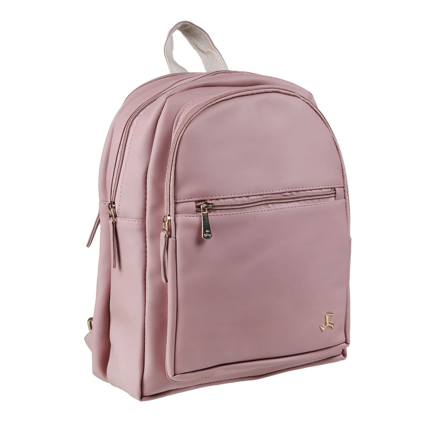 MOCHI Womens Synthetic Pink Backpack (One Size)