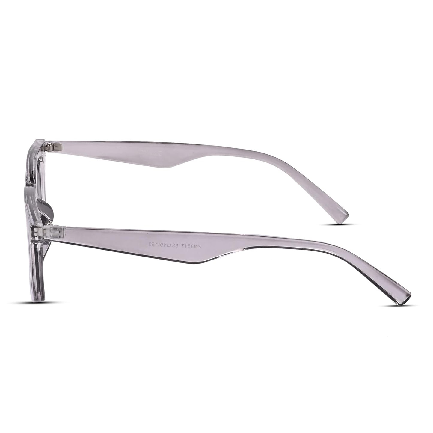 Voyage UV Protection Black Cat-Eye Sunglasses for Women (Grey Frame | Black Lens)