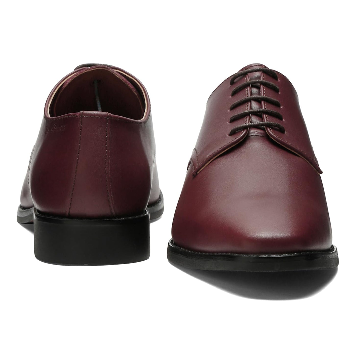 LOUIS STITCH Men's Handmade Rosewood Derby Formal Lace Up Shoes for Men (LSRXPLRW) - UK 8