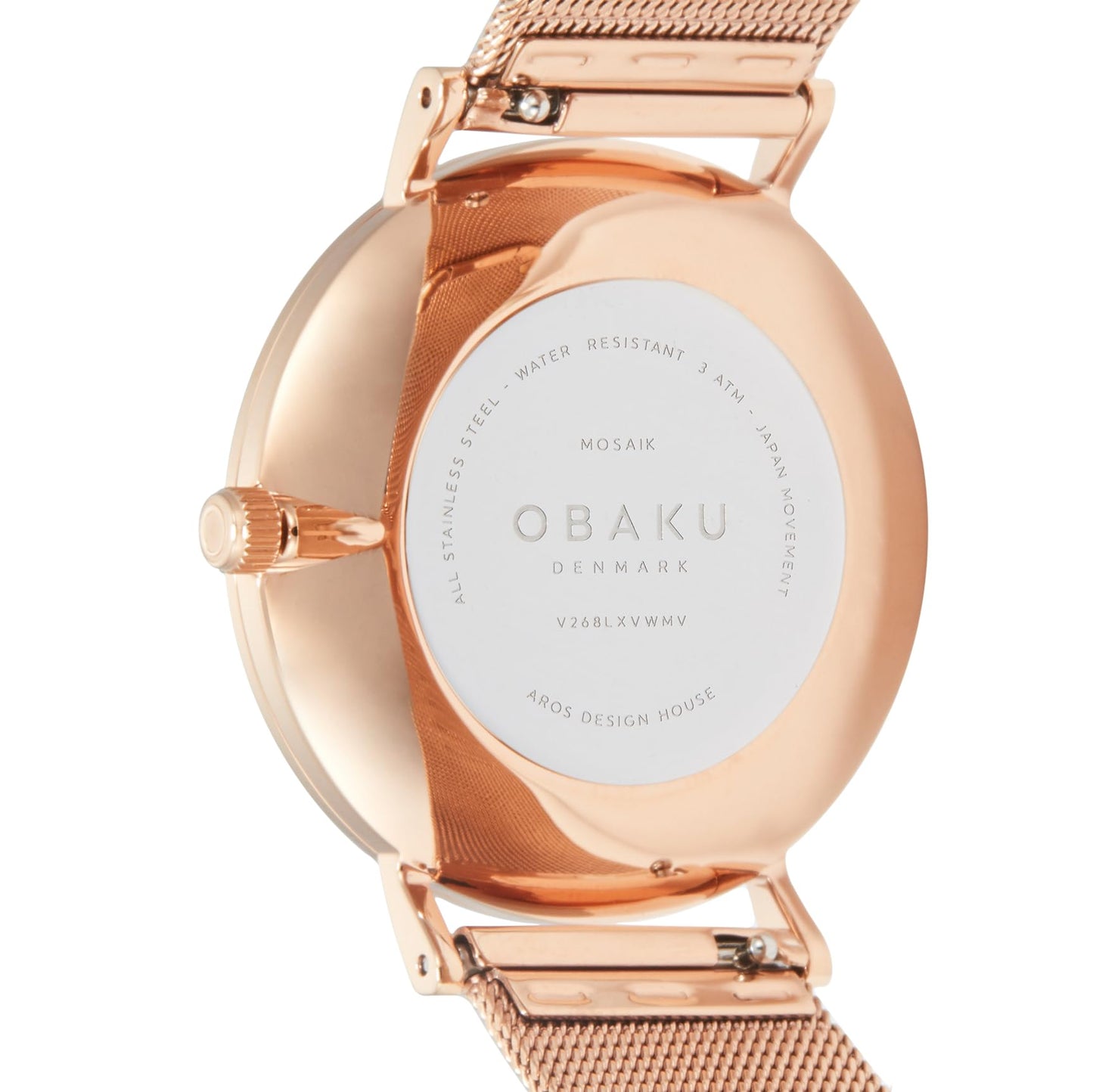 Obaku Analog White Dial Women's Watch-V268LXVWMV