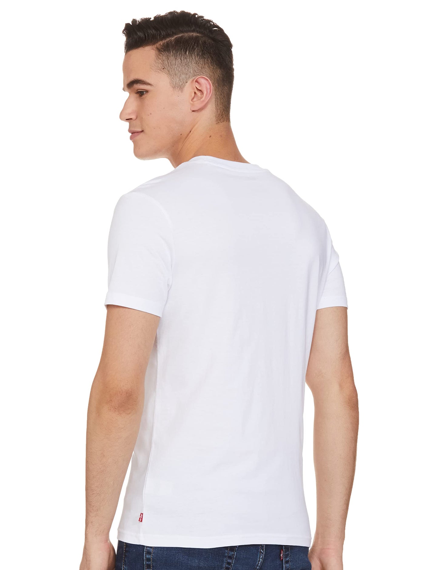 Levi's Men's Regular T-Shirt (16960-0663_Brilliant White L)