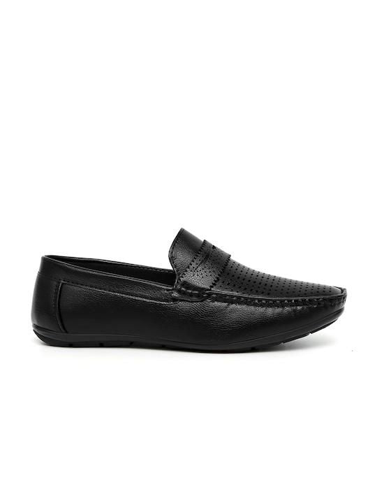 Knoos Men Laser Cuts Penny Loafers