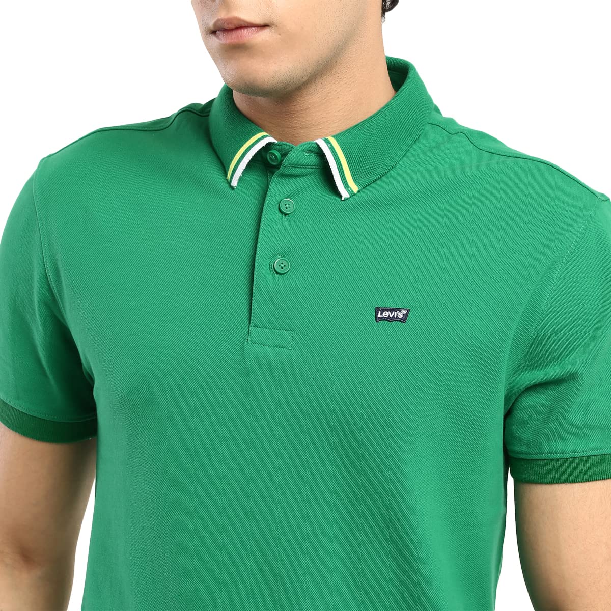 Levi's Men's Regular Polo Shirt (74700-0100_Pepper Green M)