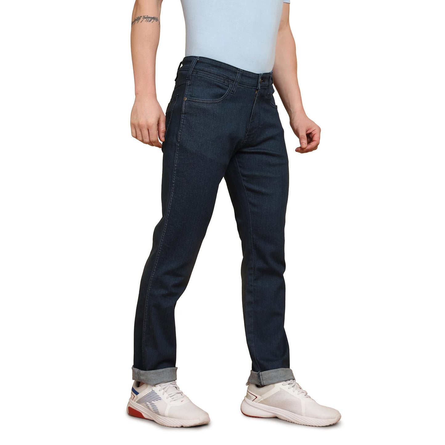 Wrangler Men's Regular Jeans (WMJN006810_Blue
