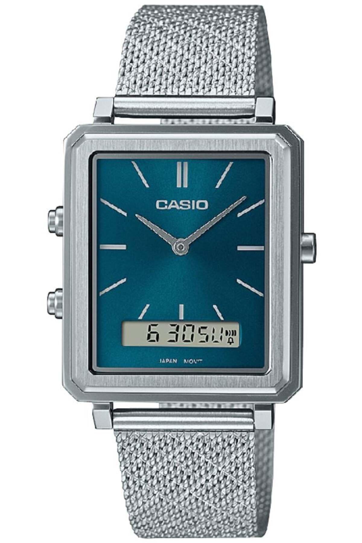 Casio Enticer Men Analog-Digital Blue Dial Watch-MTP-B205M-3EDF