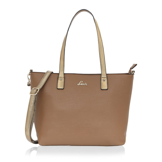 Lavie Women's Adelajda Medium Tote Bag Tan Ladies Purse Handbag