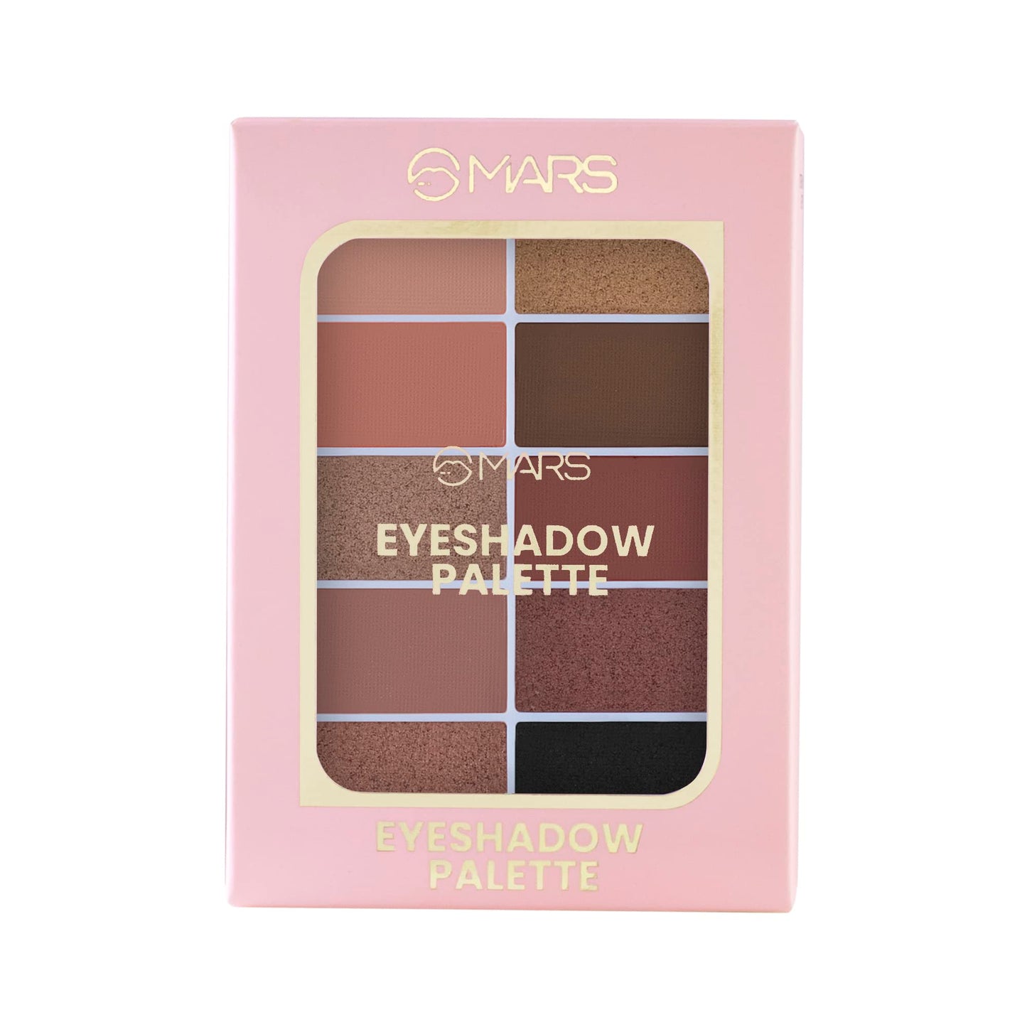 MARS Shimmer and Matte Eyeshadow Palette | 10 Highly Pigmented & Blendable Shades (10.0 gm) (SHADE-02)