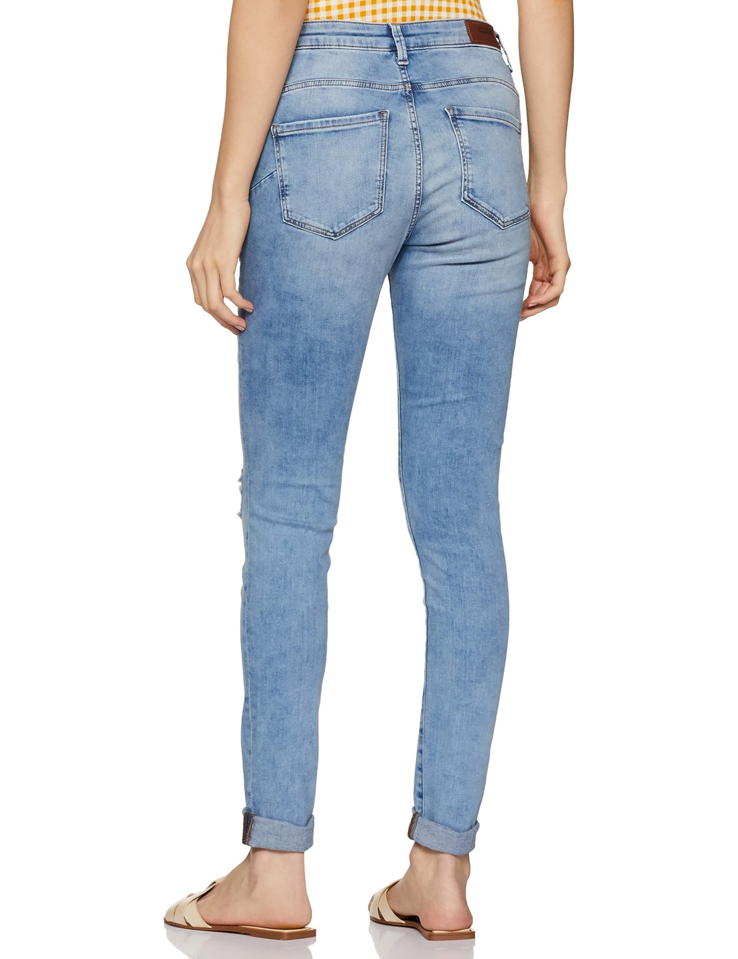 VERO MODA Women's Regular Jeans (226291403-Light Blue_Light 31)