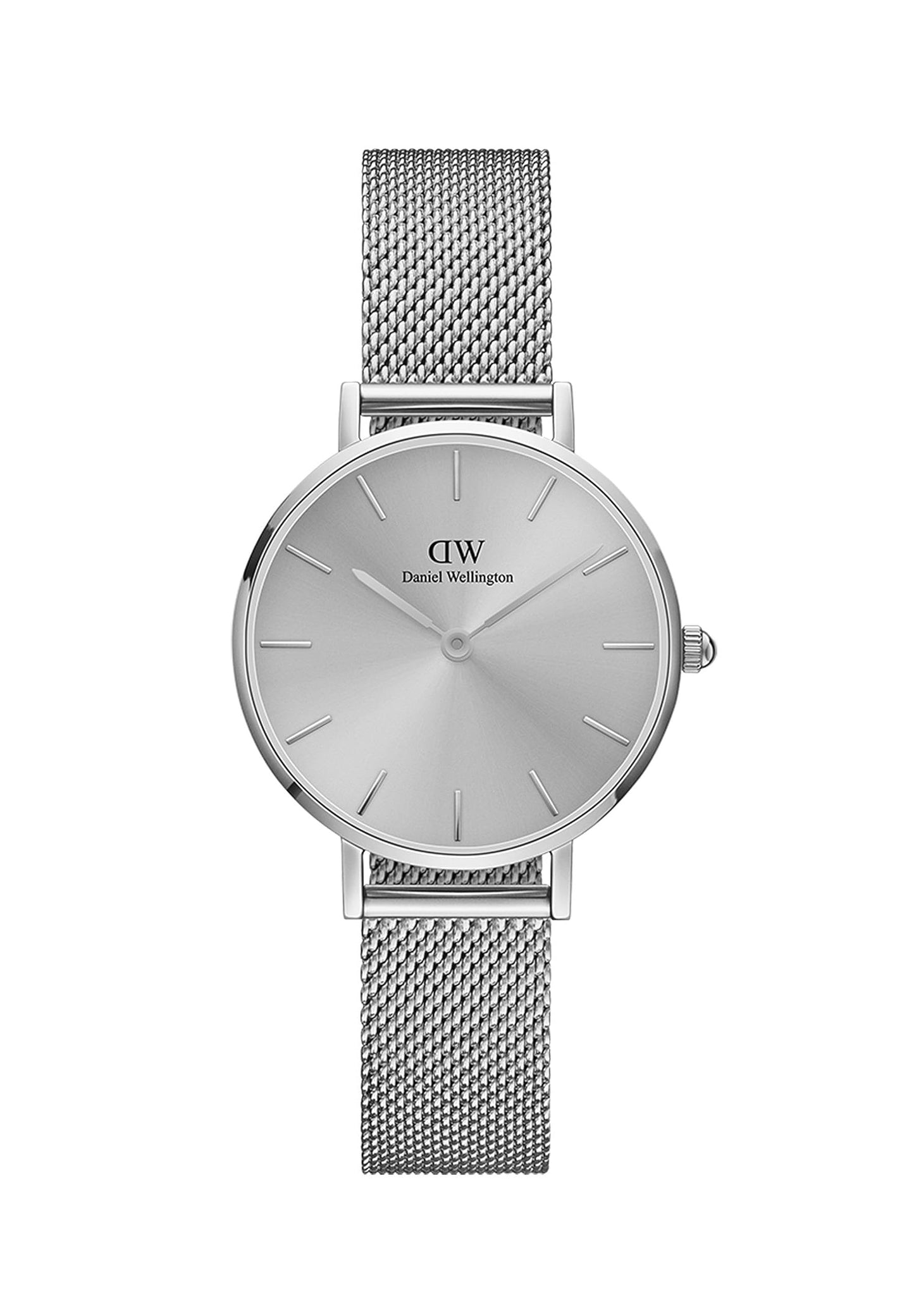 Daniel Wellington Petite Unitone Silver Mesh Strap Silver Dial Unisex Watch (36mm)