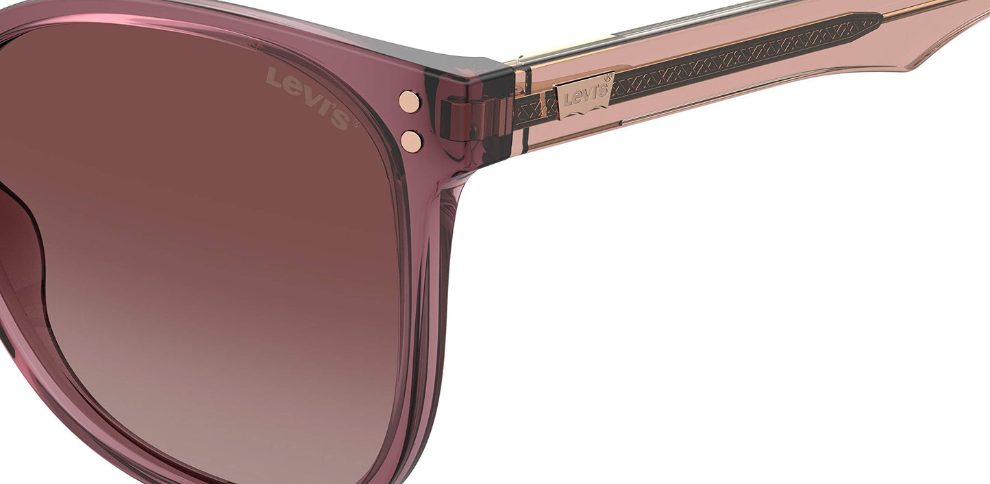 Levi's Lv 5009/S Square Sunglasses, Pink, 56mm, 19mm