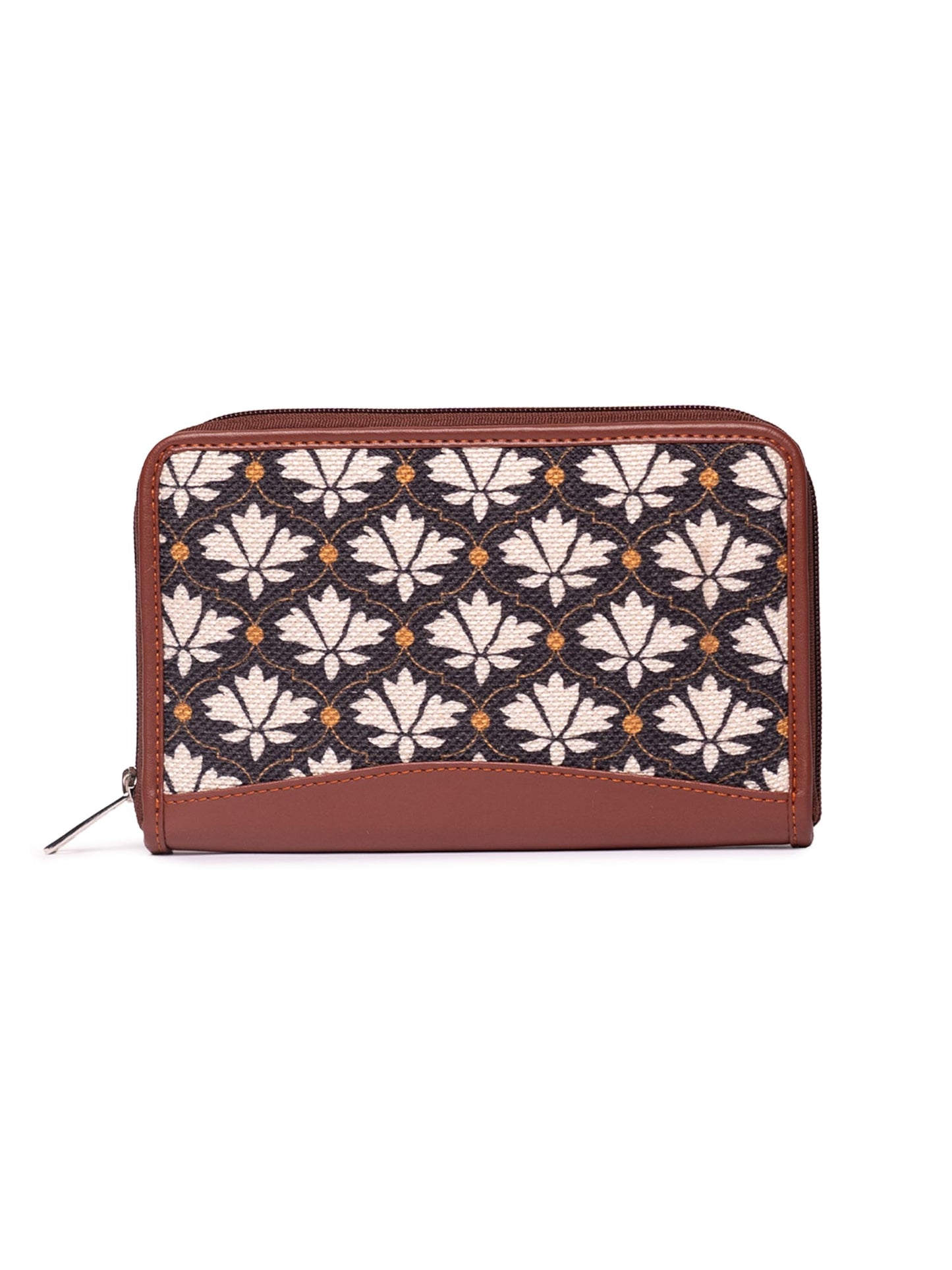 ZOUK Women Handcrafted Bidri Kaiser Chain Wallet