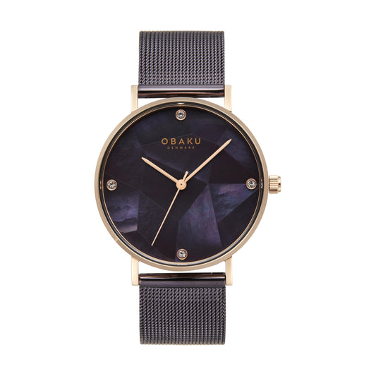 Obaku Analog Brown Dial Women's Watch-V268LXVNMN