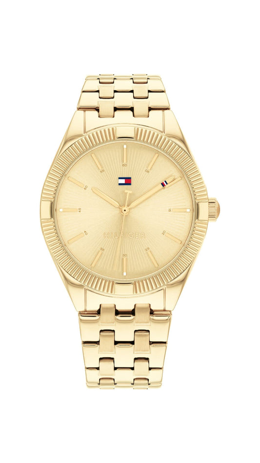 Tommy Hilfiger Analog Gold Dial Women's Watch