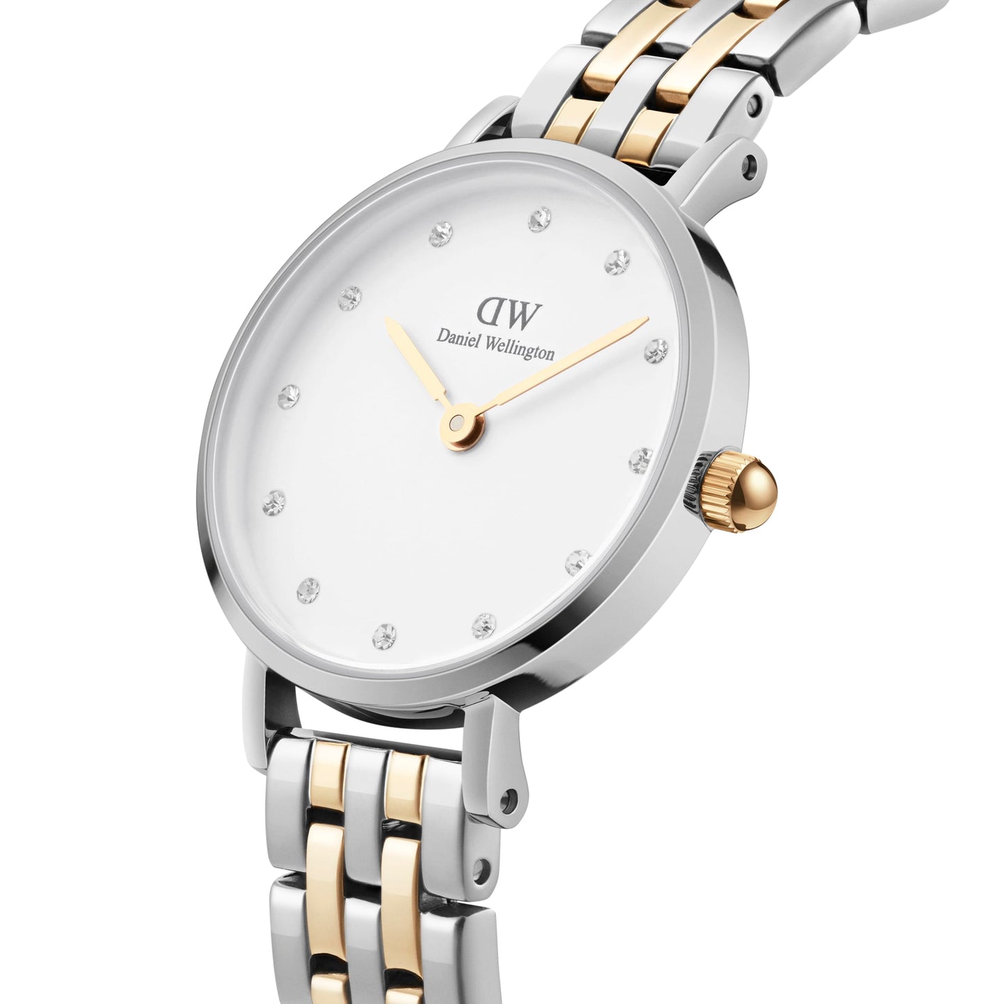 Daniel Wellington Petite Lumine 28 5-Link White Women Analogue Watch