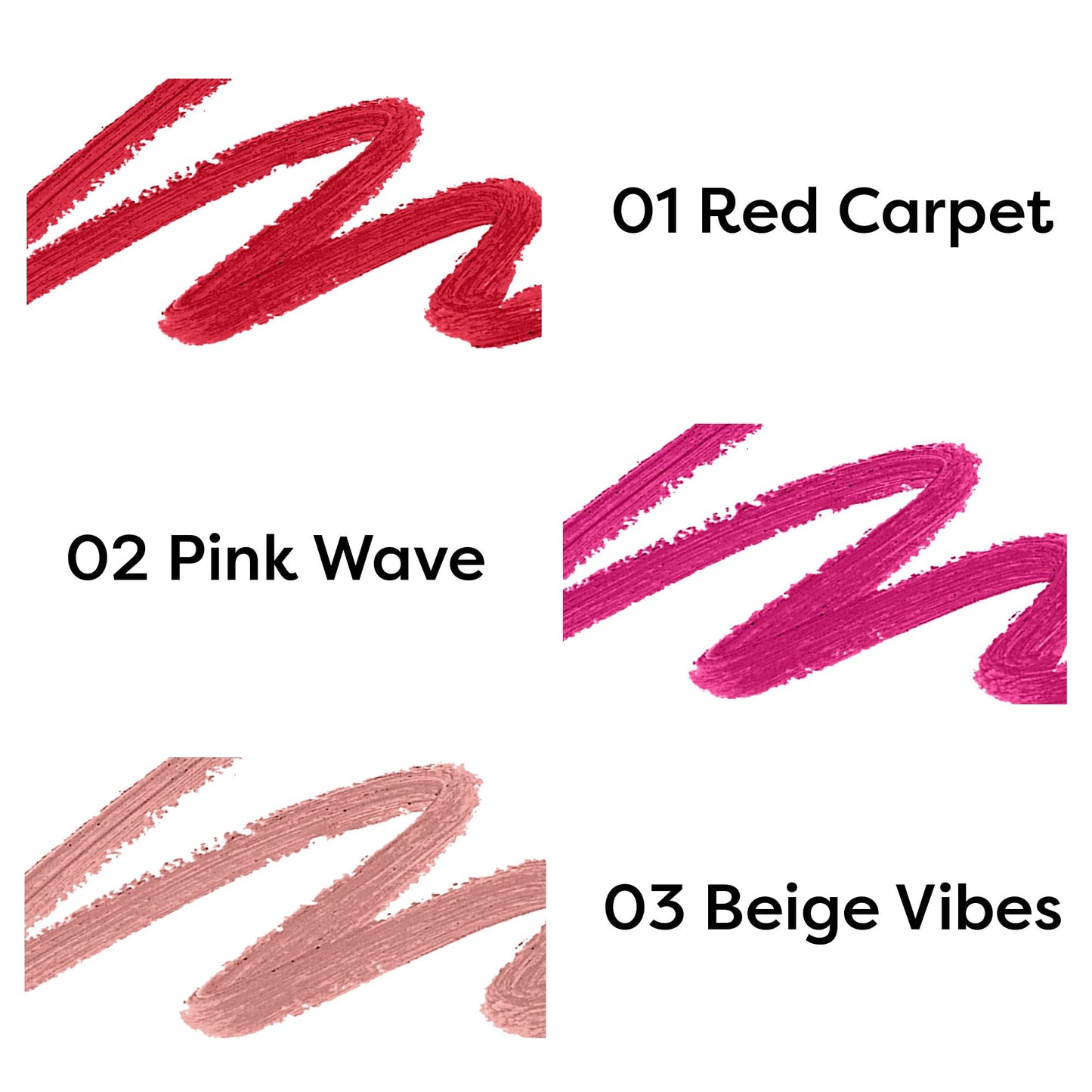 SUGAR POP Velvet Matte Lip Liner - 02 Pink Wave (Hot Pink) | Smudge-proof & Transfer-proof | Creamy Matte Finish | 0.27g