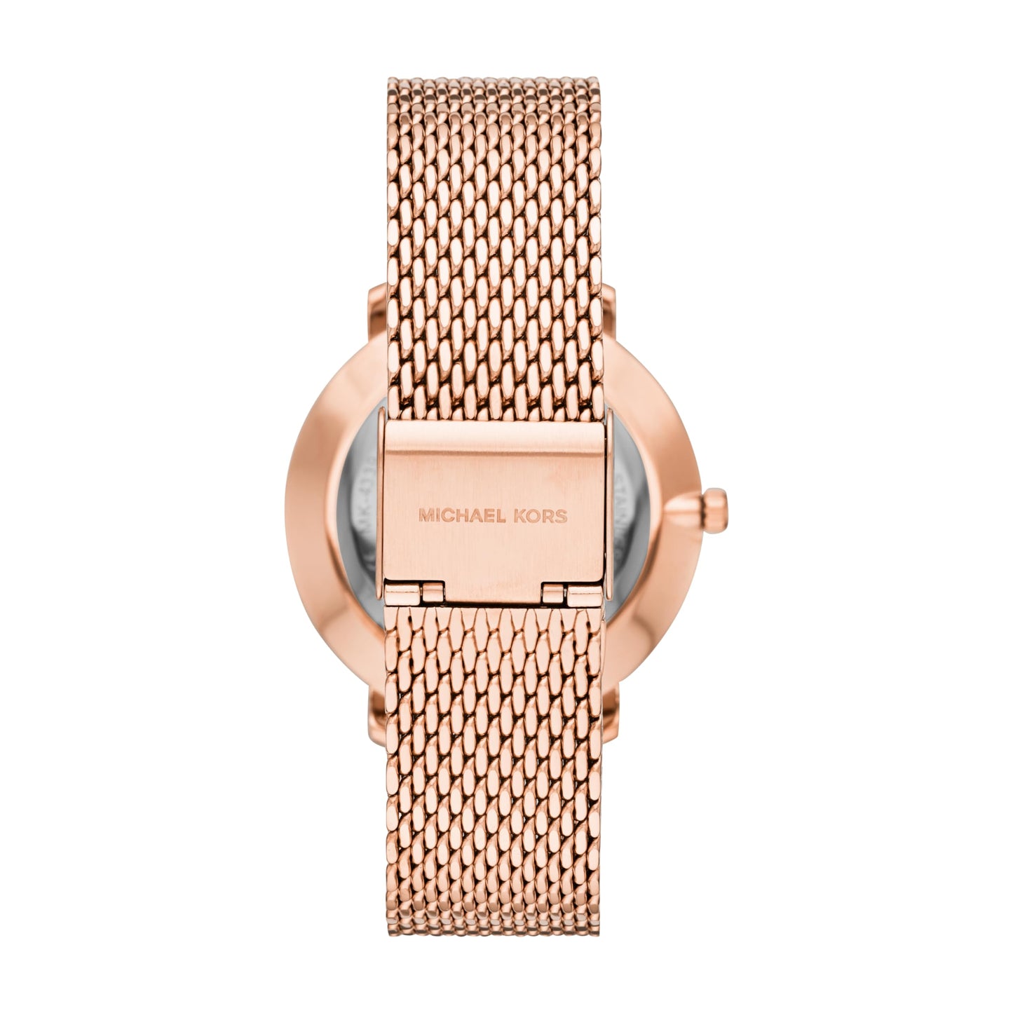 Michael Kors Analog Gold Dial Women's Watch Stainless Steel, Rose Gold Strap