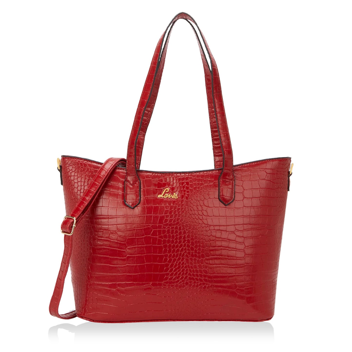 Lavie womens Hailon T Large Red Tote Bag