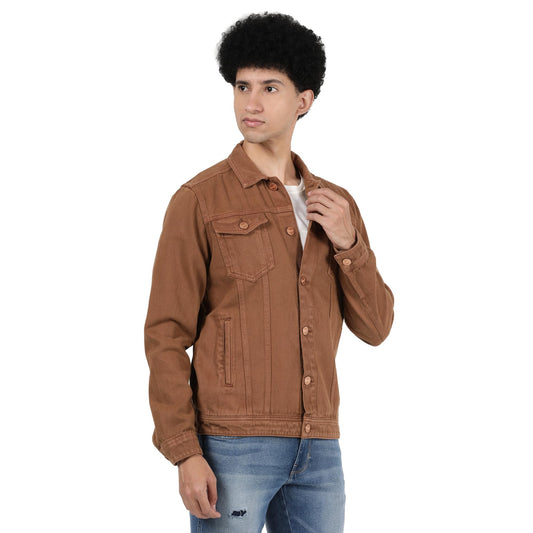 Wrangler Men's Regular Jacket (WMJK004241_Khaki