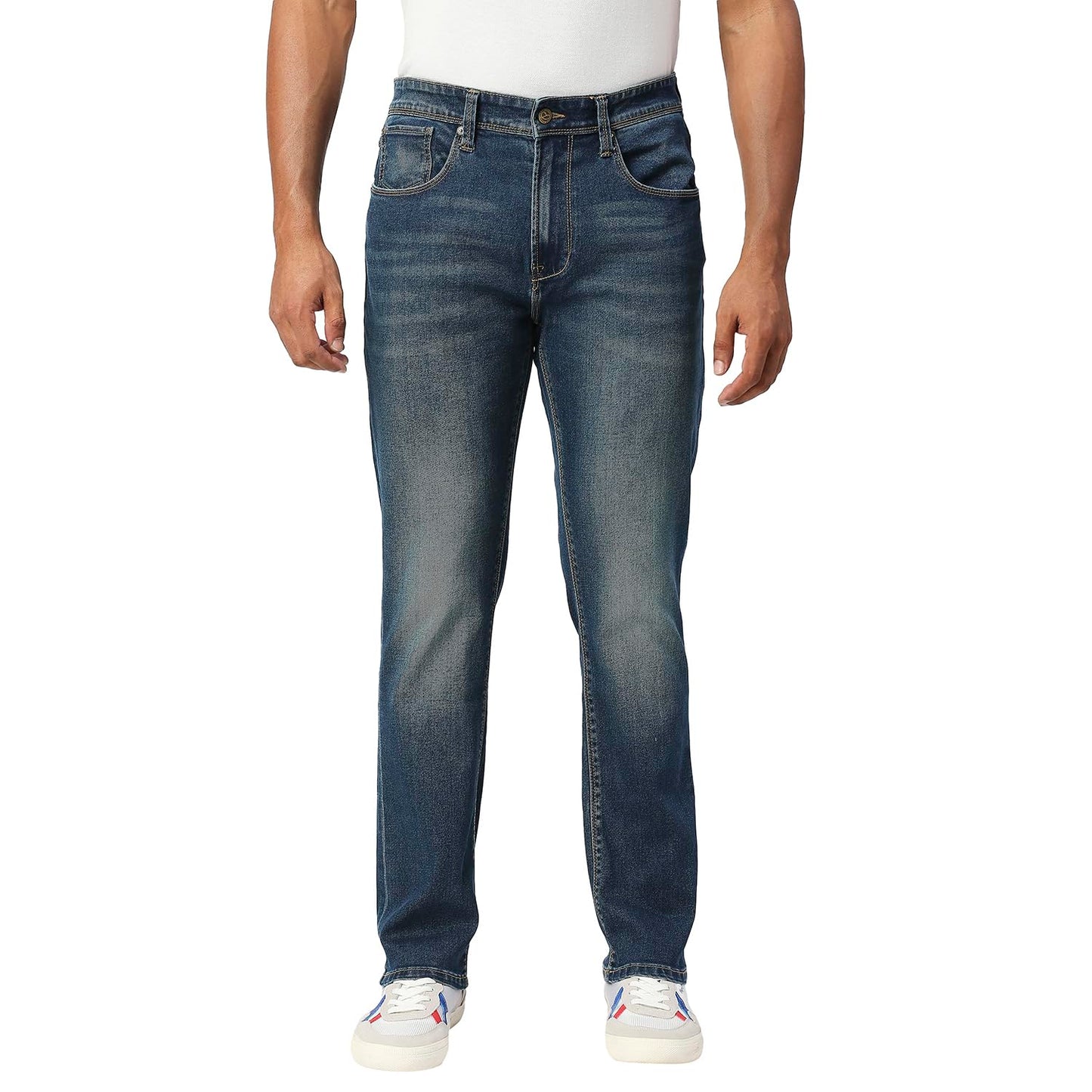 Pepe Jeans Men's Regular Jeans (PM206871P541_Vintage Tint