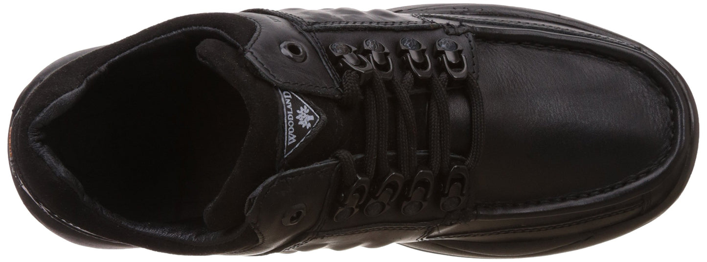 Woodland Men's Black Leather Casual Shoes-8UK (42 EU) (GC 0863110Y15)