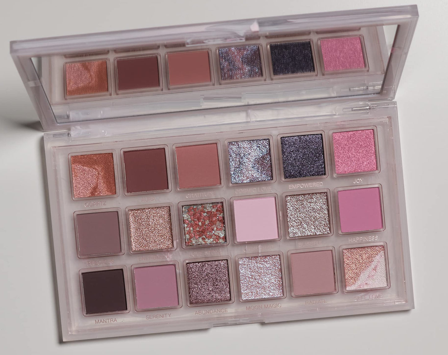 URBANMAC Rose Quartz Matte Finish Eyeshadow Palette (18 Shades) Matte Finish