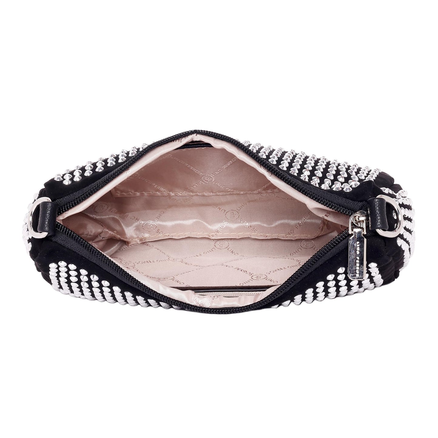 Lino Perros Womens Silver Shoulder Bag