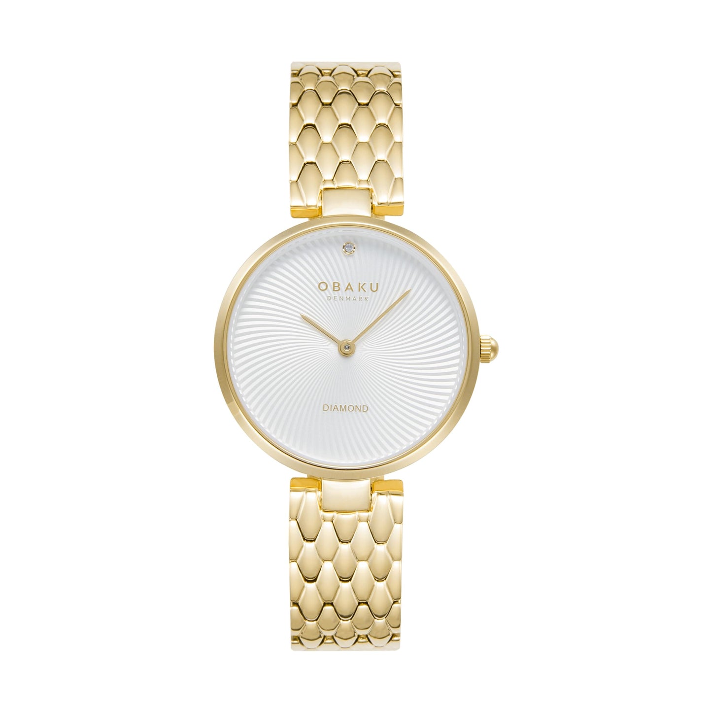 Obaku Analog Silver Dial Women's Watch-V256LXGISG