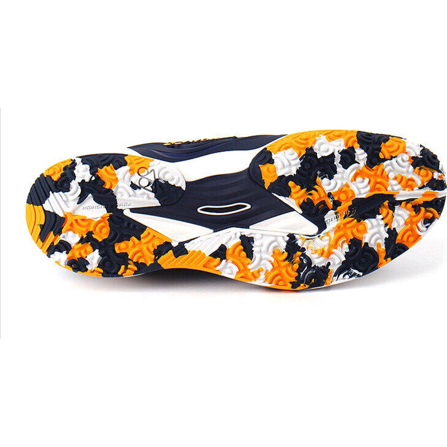 Yonex Power Cushion Fusionrev 5 Clay Tennis Shoe, Navy/Orange