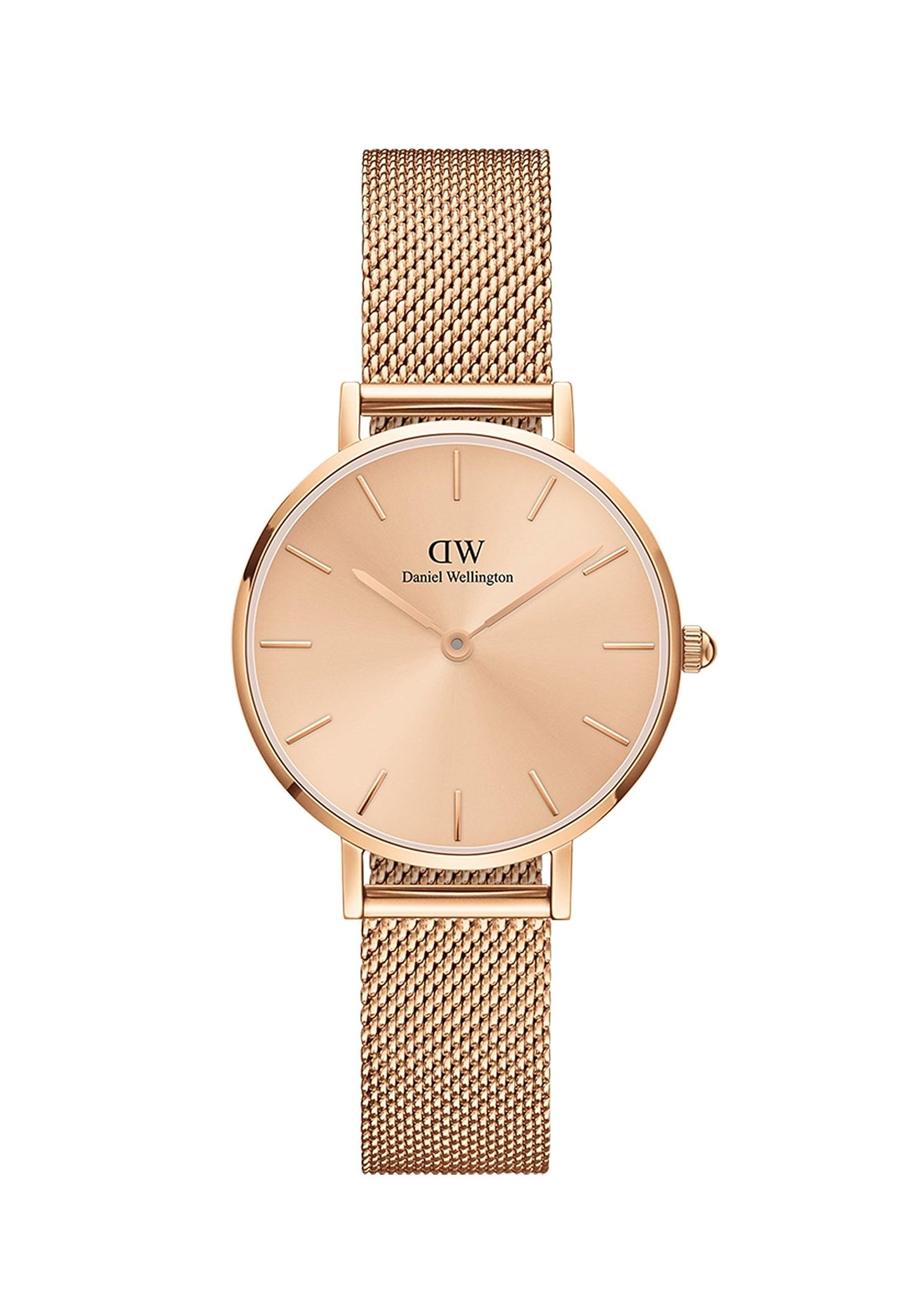 Daniel Wellington Petite unitone Analog Rose Gold Dial Women's Watch-DW00100470