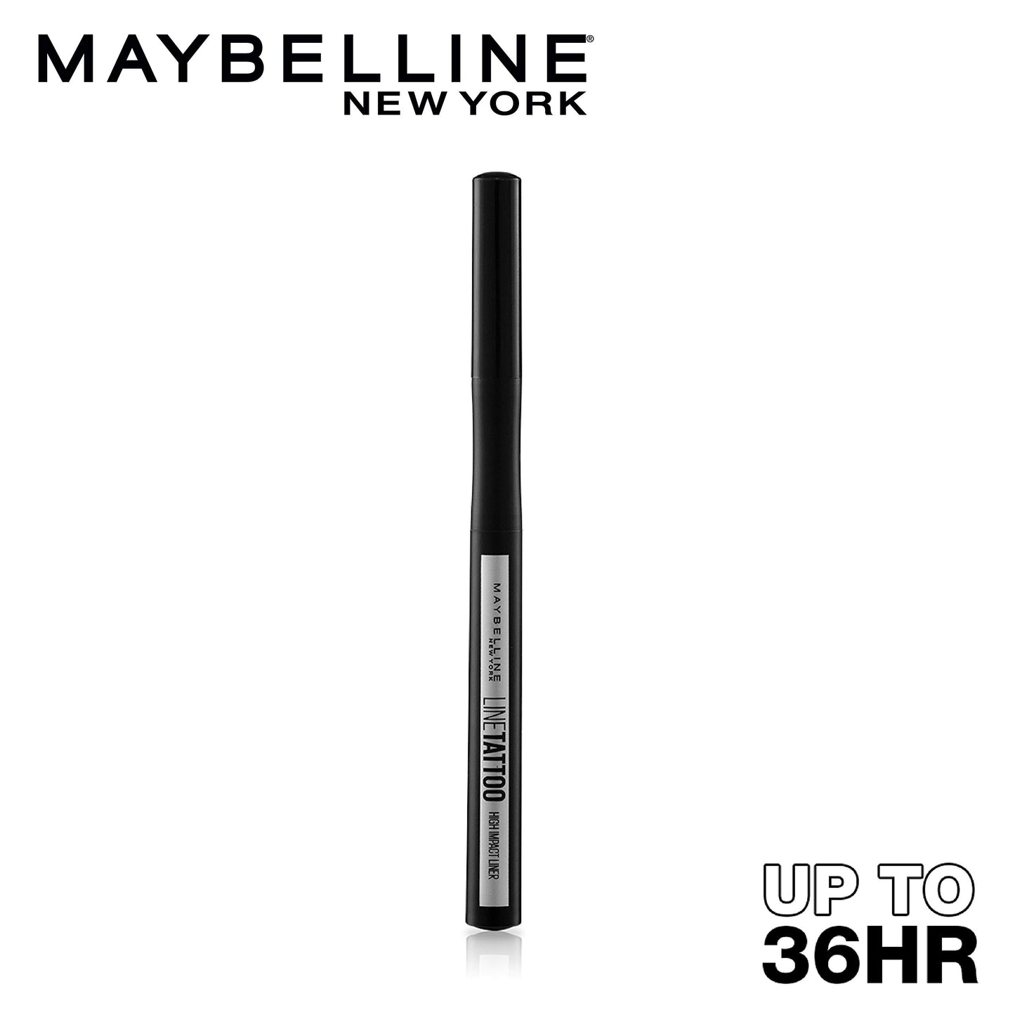 Maybelline New York Super Stay Matte Ink Liquid Lipstick, 220 Ambitious, 5ml & Maybelline New York Line Tattoo High Impact Liner Black, 1g